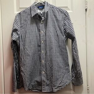 Teddy Stratford Shirt Mens 1 Hidden Zipper Button Up Checkered